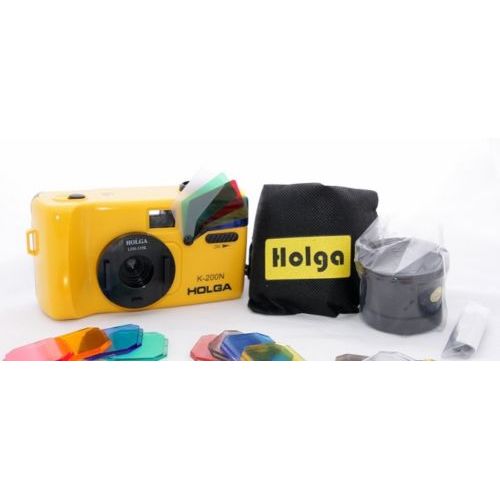 Holga K200N K200 N 35mm 135mm Fisheye Lens Color Flash Lomography Film Camera