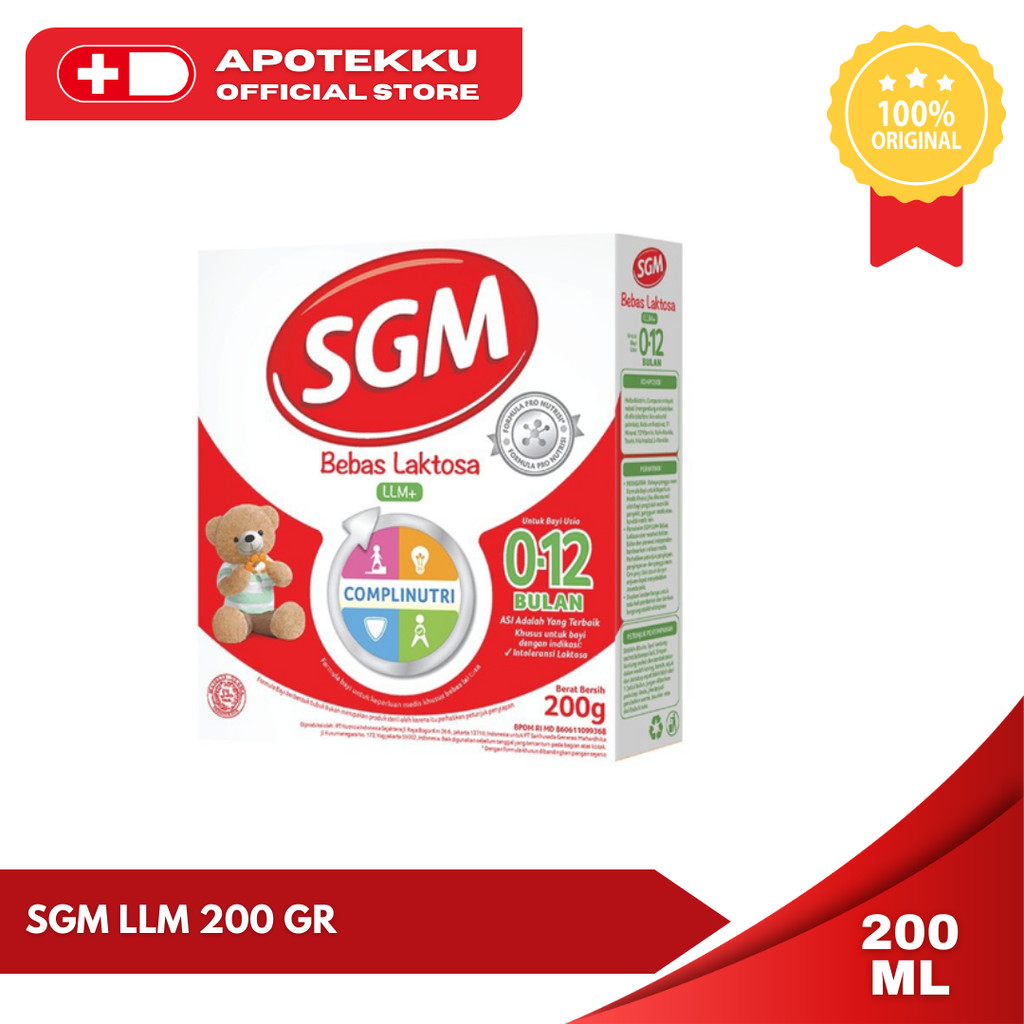 SGM LLM+ (Bebas Laktosa) 200g - Susu Diare (Kecil)