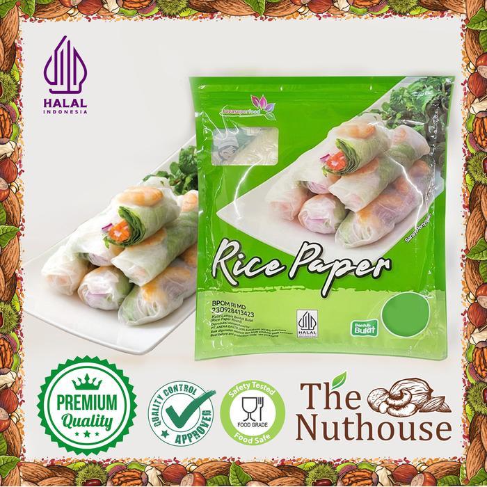 Rice Paper Round / Kulit Lumpia Vietnam Bulat / Rice Spring Roll / Banh Trang [HALAL]