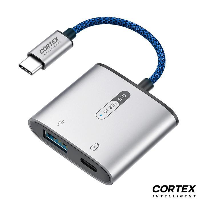 CORTEX intelligent - MH366 Splitter OTG TYPE C to USB 3.0 Support DAC 32bit /384KHz Live soundcard