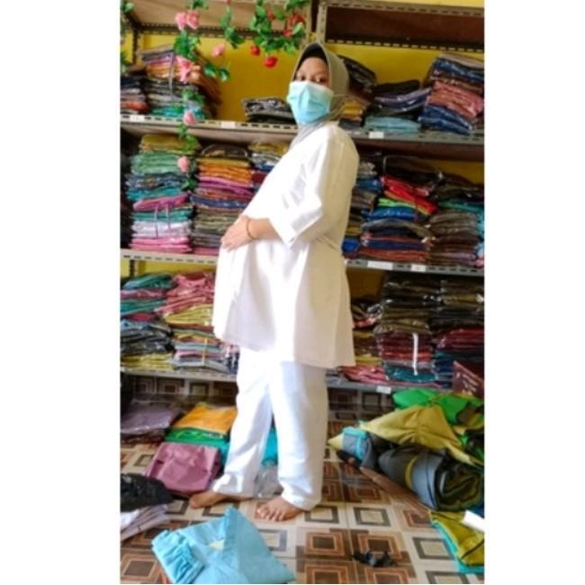 Baju Hamil Kerja Kemeja Putih - Baju Hamil Dan Menyusui/ Baju Jaga Medis/Baju Pemda Hamil/Baju Pns