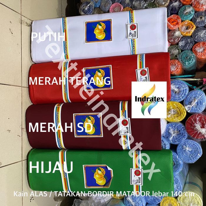 ( Per 1 Roll ) Kain Matador Sakura Bordir Lebar 140 Cm Isi 40 Yard Bahan Tatakan Alas Bordir Nama