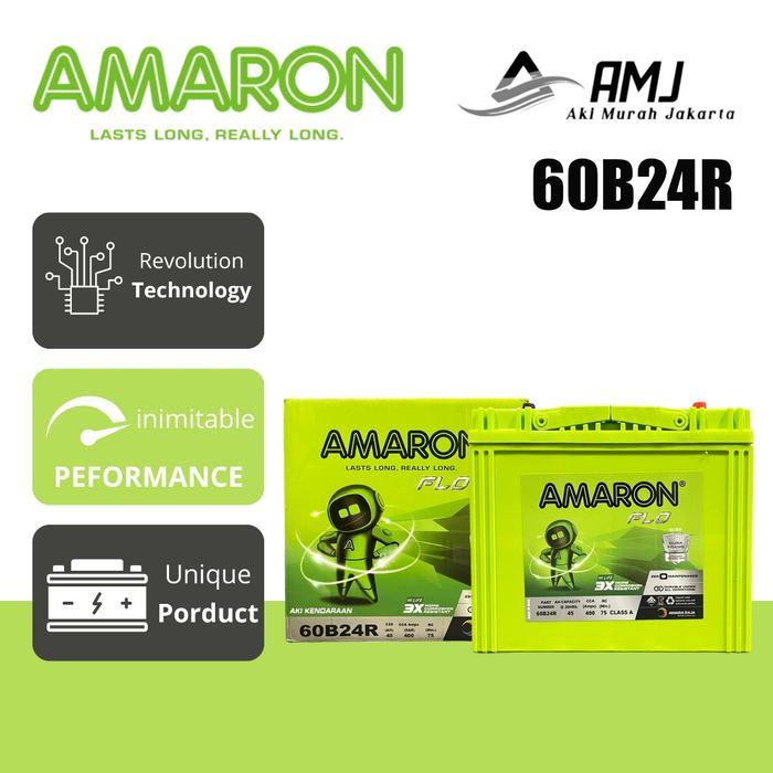 NEWW Amaron Hi Life Flo Aki Mobil Toyota Rush NS60 - 45Ah Aki Kering