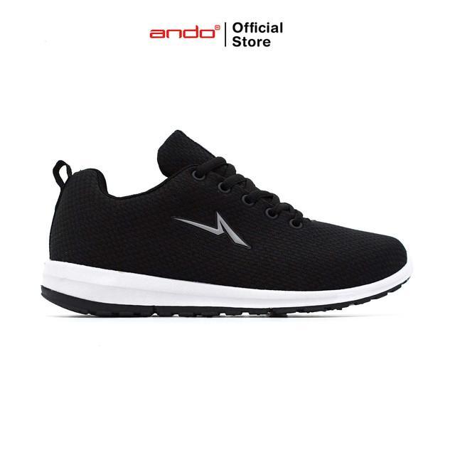 Ando Official Sepatu Nitta Duo Reflective Wanita Dewasa - Hitam/Putih
