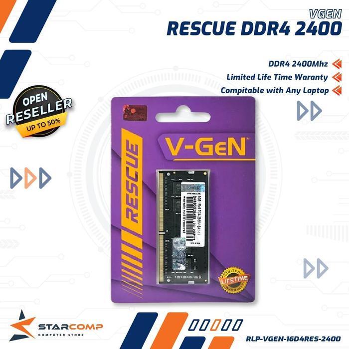 SODIMM V-GeN RESCUE 4GB / 8GB DDR4 2400Mhz RAM VGEN
