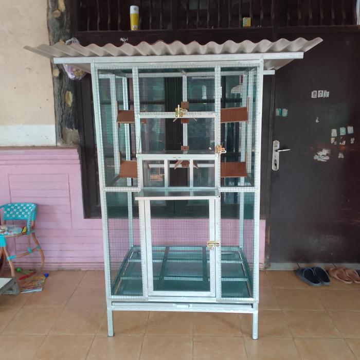 kandang burung dara merpati pos pintu trap