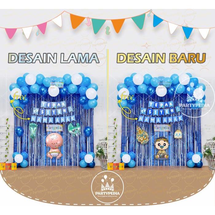 Paket Dekorasi Tedak Siten Anak Laki-Laki