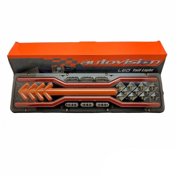 Lampu LED Autovision Apex3R Tail Lamp LED Reflektor Reflector Stop Lamp Stoplamp Bus Truck Pickup