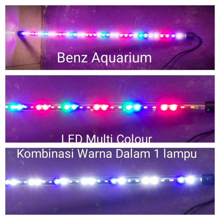 LAMPU CELUP 50 CM LED AQUARIUM 50 CM LAMPU AQUARIUM MULTI COLOUR