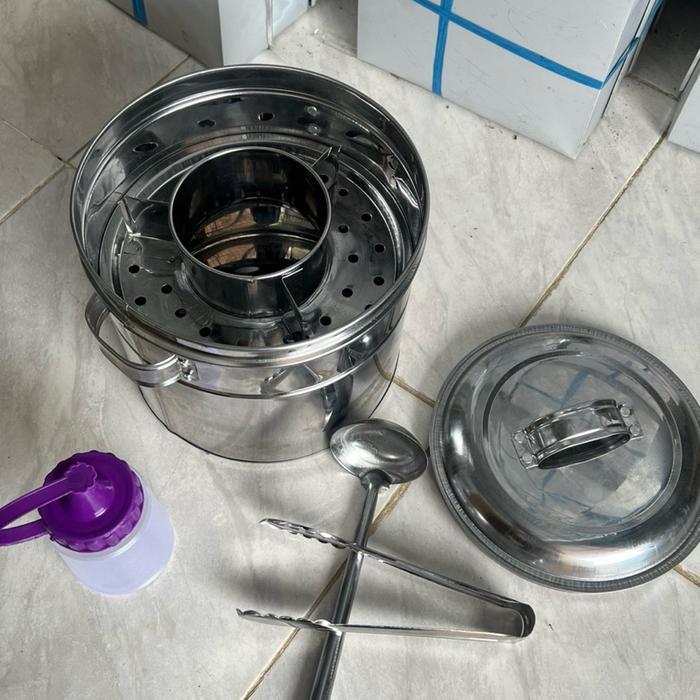 Panci bakso sekat 3 ukuran 22 paket komplit