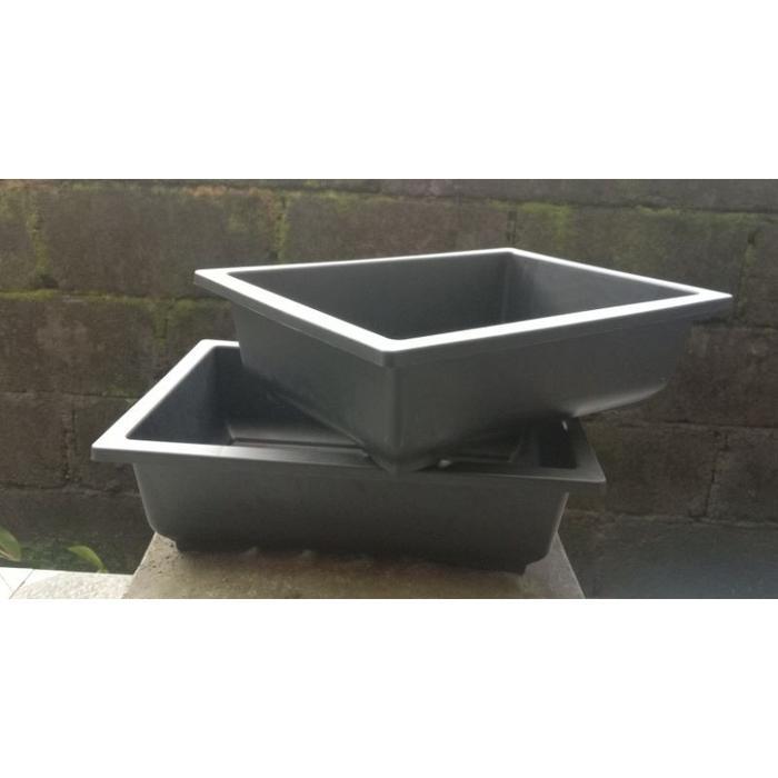 Koralineshop Pot Bonsai Plastik Persegi Panjang