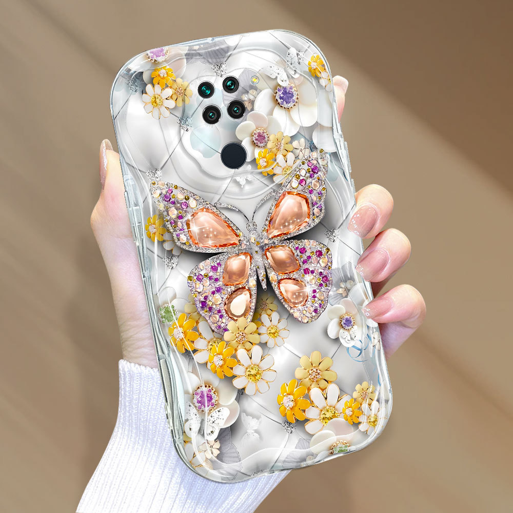 Casing Hp Untuk Xiaomi Redmi Note 9 Mode Krim Phone Case Lembut Handphone Softcase Kartun Soft Penuh