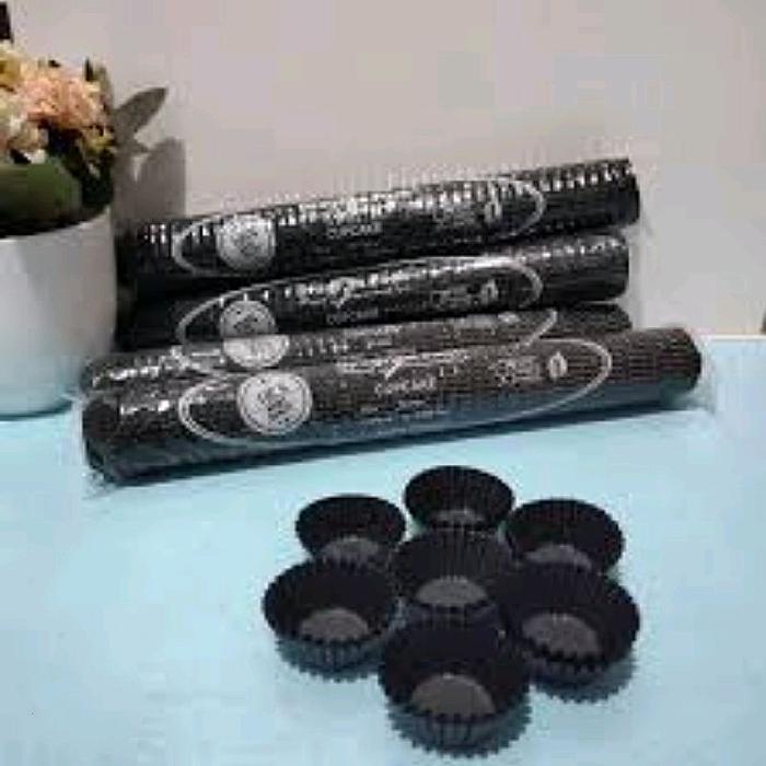 Cake case 55 mm Hitam Cup kertas nastar kue