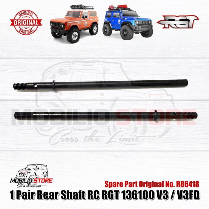 Sparepart Rear Shaft Original R86418 RC RGT 136100V3 Jimny 136100V3 FD