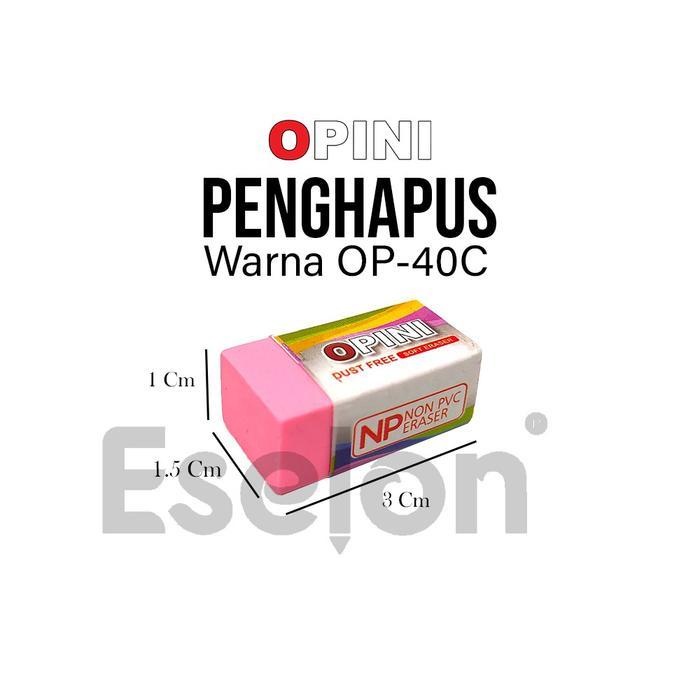40pcs Penghapus OPINI / Penghapus / 1pack Penghapus OPINIi kecil