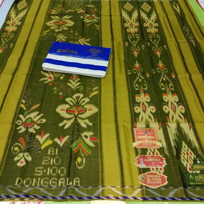 Sarung Donggala A1 S100 Full Sutra Istimewa 100% Sarung Mewah Donggala No1 Sarung Tenun Muslim