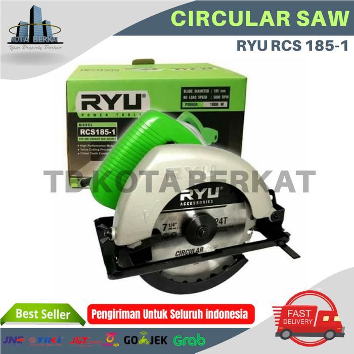 Mesin Gergaji Kayu/ Circular Saw Tekiro Ryu Rcs 185-1
