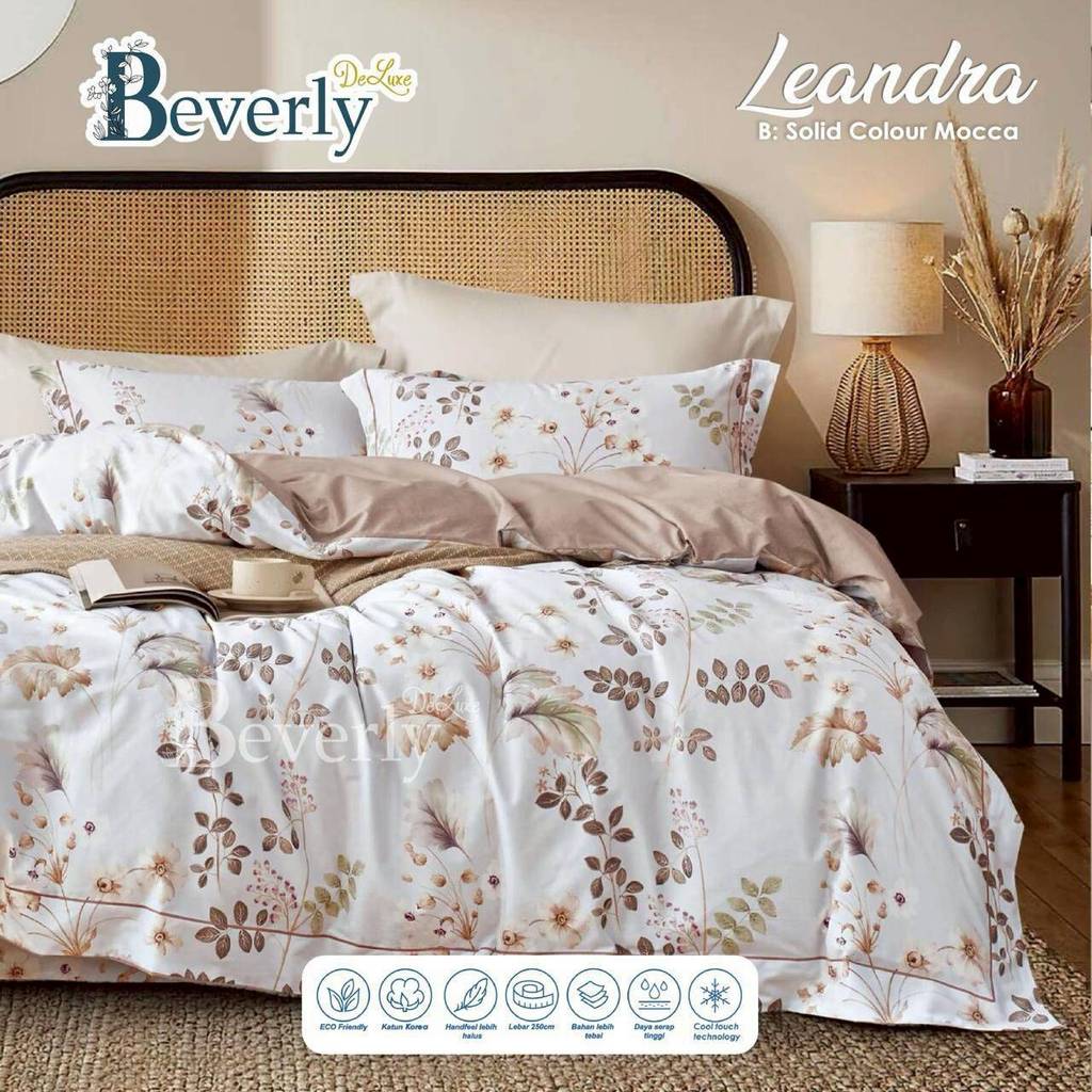 Bedcover & Sprei Premium Katun BEVERLY Motif Leandra