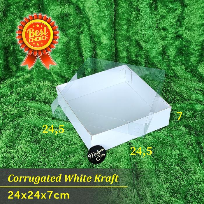 BOX MIKA - DUS HAMPERS - KOTAK PUDING 24x24x7 - WK