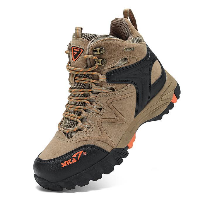 Sepatu Gunung Pria Snta 496 Snta 503 Beigebrown Hiking Shoes Trekking Climbing Pendaki Uniseks Pria