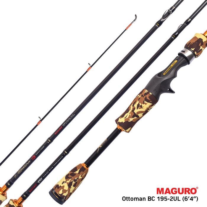 Murah Joran Maguro Ottoman Mobc 195-2Ul Ring Fuji 195Cm 2 S/D 6Lbs Baitcasting Ul ~ Indonesia