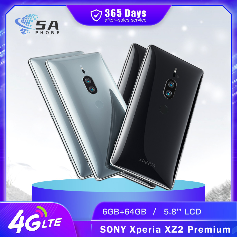Sony Xperia XZ2 Premium SO-04K H8116 H8166 4G Mobile Phone NFC 6GB RAM 64GB ROM 5.8'' 19MP+12MP+13MP