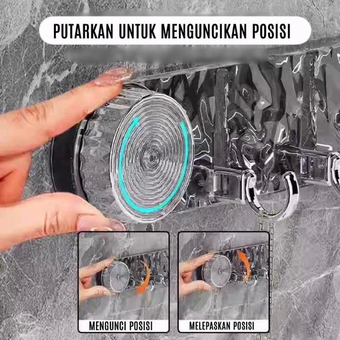 Kastok baju gantungan baju / hanger gantungan toilet serbaguna / gantungan handuk kamar mandi tempel