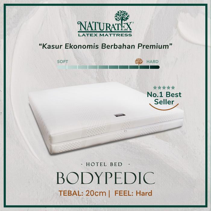 Kasur Latex Naturatex Hotel Bed Bodypaedic Tebal 20cm uk. 160x200 - uk. 180x200 - uk. 200x200