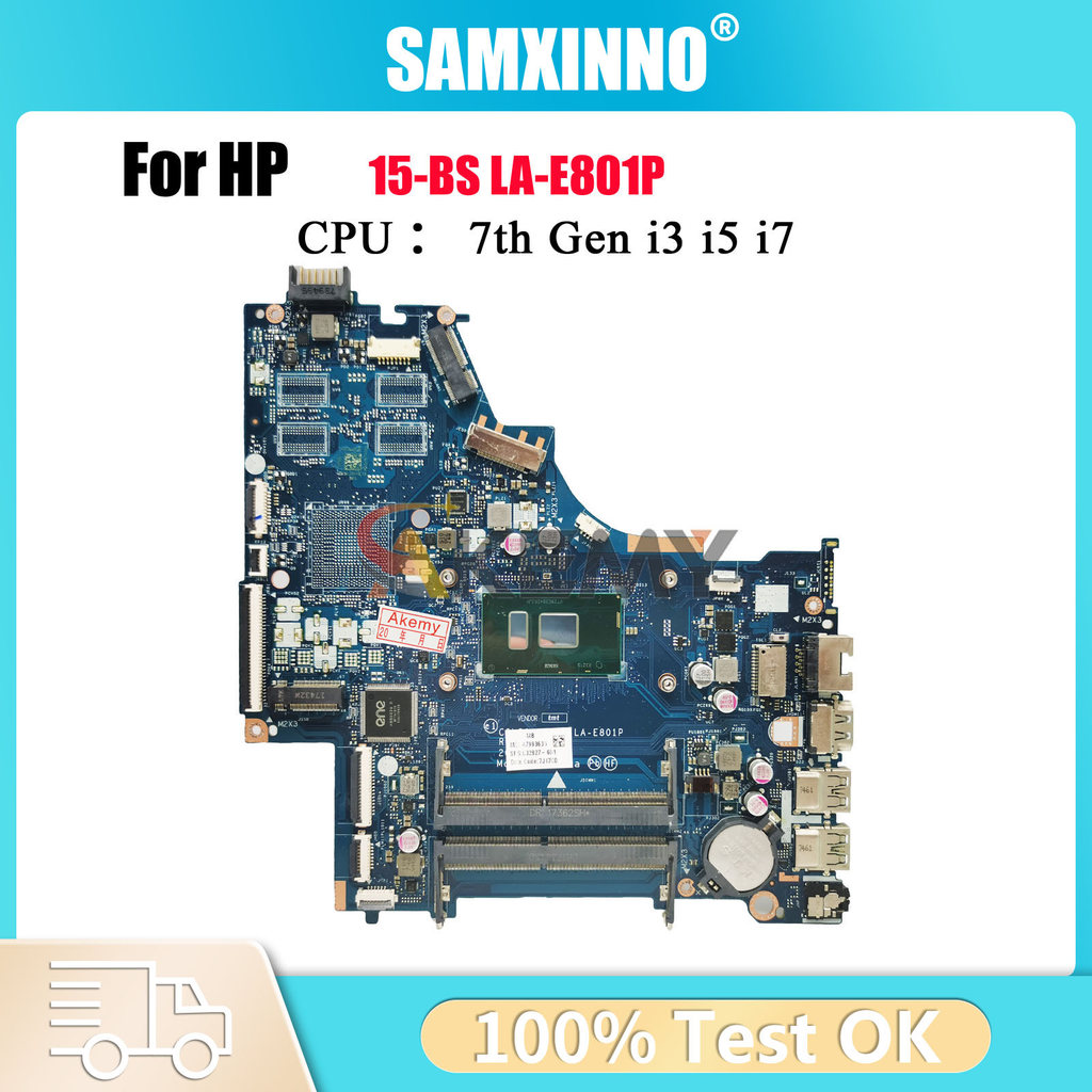 LA-E801P Laptop Motherboard For HP Pavilion 15-BS 250 G6 With i3 i5 i7 7th CPU UMA 924751-001