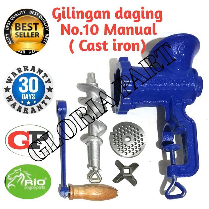 Gilingan daging No.10 manual (Besi)