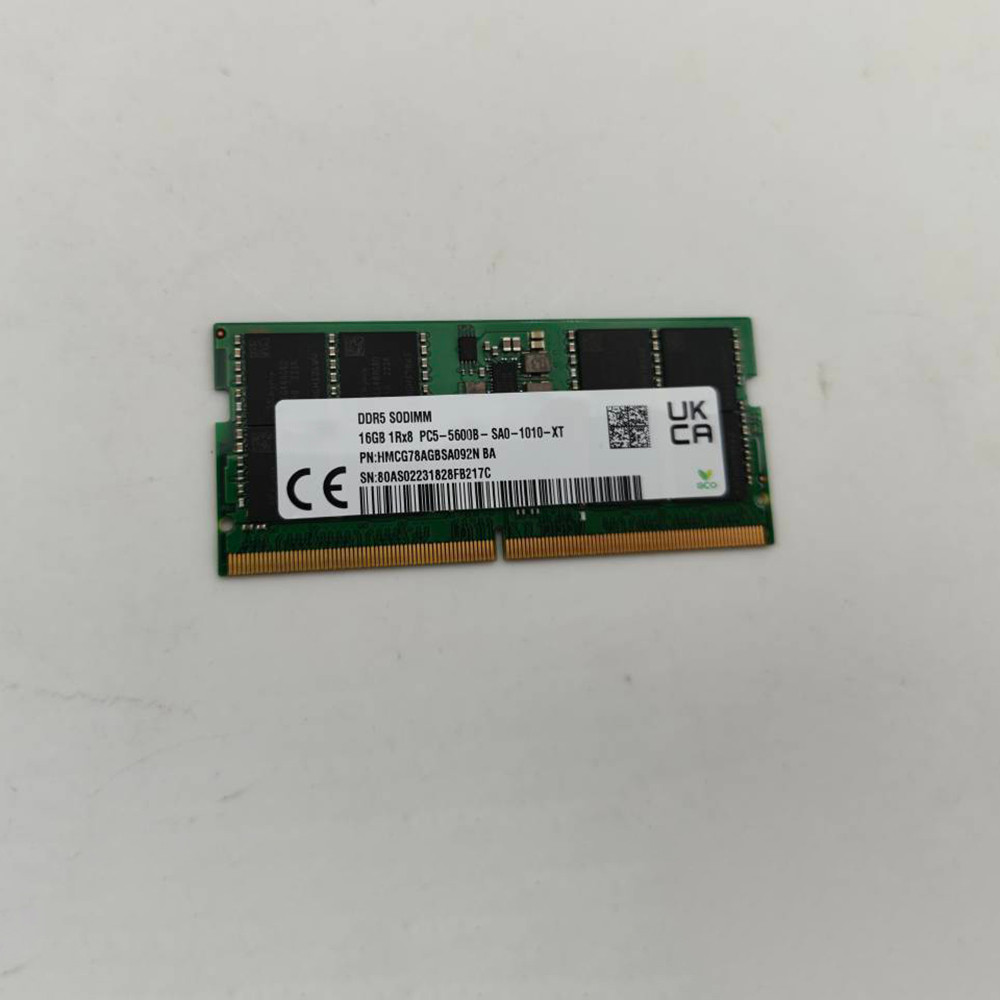 1PCS RAM 16GB 16G 1RX8 DDR5 5600B Notebook Memory For SK Hynix HMCG78AGBSA092N