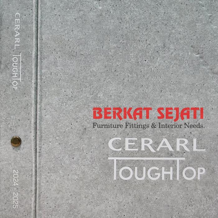 Buku Katalog AICA CERARL TOUGHTOP Sample Catalogue Panel Marmer Granit Granite .