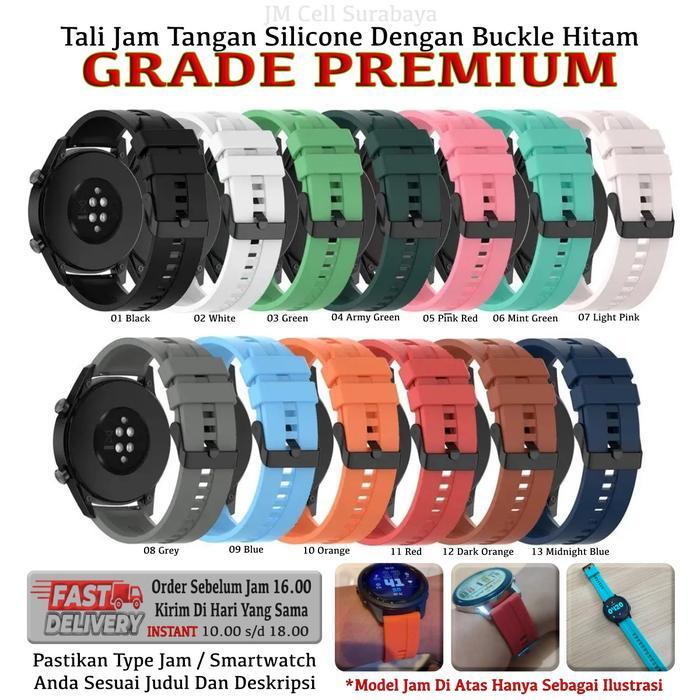 Terbaru Best Quality 100% Original T2E 22Mm Strap Smartwatch Olike W13C - Tali Jam Tangan Smartwatch