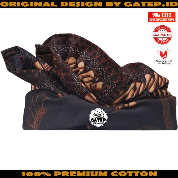 ORIGINAL Udeng Batik Bali Motif Merak Setengah Jadi - Ikat Kepala Bali READY STOCK