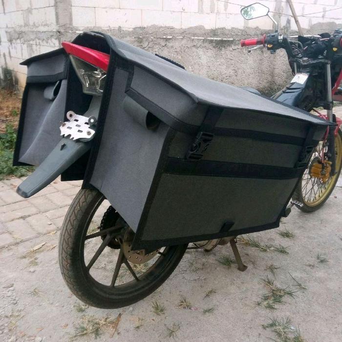 Tas Motor Anti Air Jnt Express Tas Obrok Kurir Jumbo Motorcycle Kain Tali Tempat