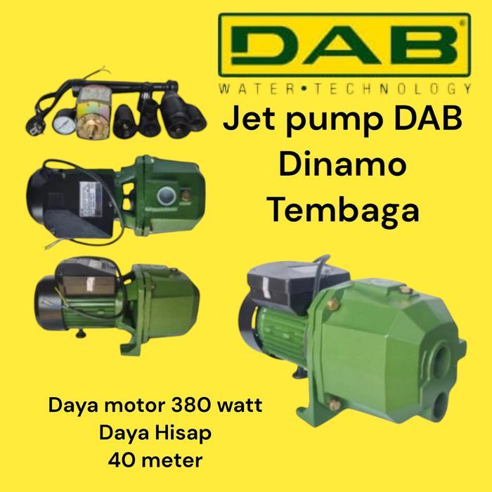 Pompa Air Dab Evo Jet Pump 370 Watt - 40 Meter Dinamo 100% Tembaga + As Rotor Stainless Steel