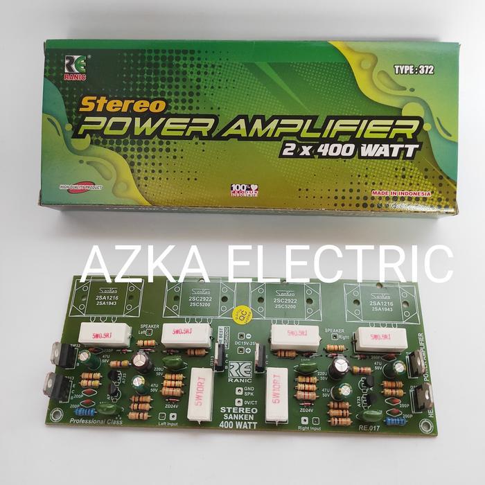 Diskon Kit Driver Power Amplifier Stereo Safari 2X400 Watt