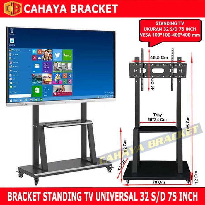 BRACKET STANDING TV / BRACKET STANDING / STANDING BRACKET TV 32 43 50 55 60 65 INCH