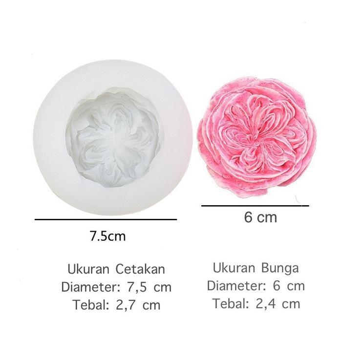 Diy Melati Cetakan Puding Bunga/Cetakan Silikon 3D/Cetakan Puding Bunga Daun Flower/ Lilin Beraroma