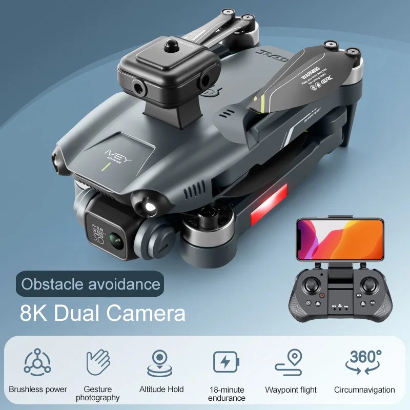 New V28 Pro Drone 4K Professional 8K HD Camera Wifi FPV Drone Obstacle Avoidance Quadcopter Drone