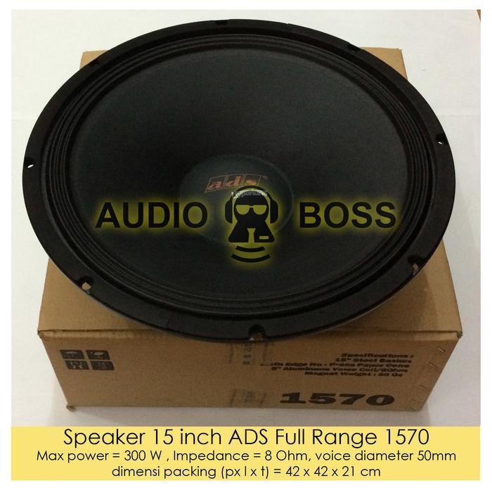 Speaker 15 Inch Ads Full Range 1570 / 15" Ads Full Range 1570 Terbaru 