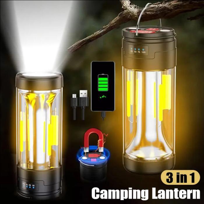 Eiger - Lampu Lentera Gantung Camping Emergency Charge Outdoor Lampu Tenda