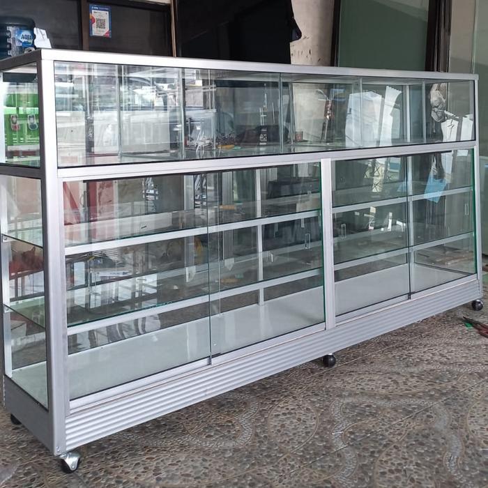 Etalase Beras 2 meter BISA GRAB