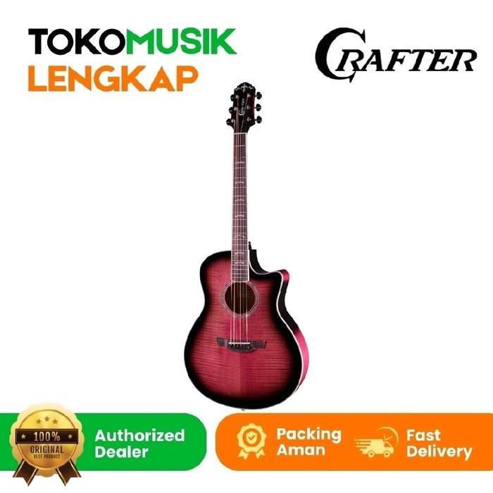 Gitar Akustik Elektrik Crafter Noble TPS Edition Flame Maple Guitar Crafter Noble TPS
