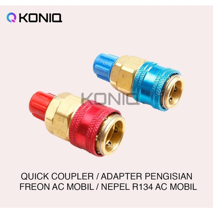 "New" ADAPTER QUICK COUPLER AC MOBIL R134a / ADAPTOR AC MOBIL R134a / QC12 Car
