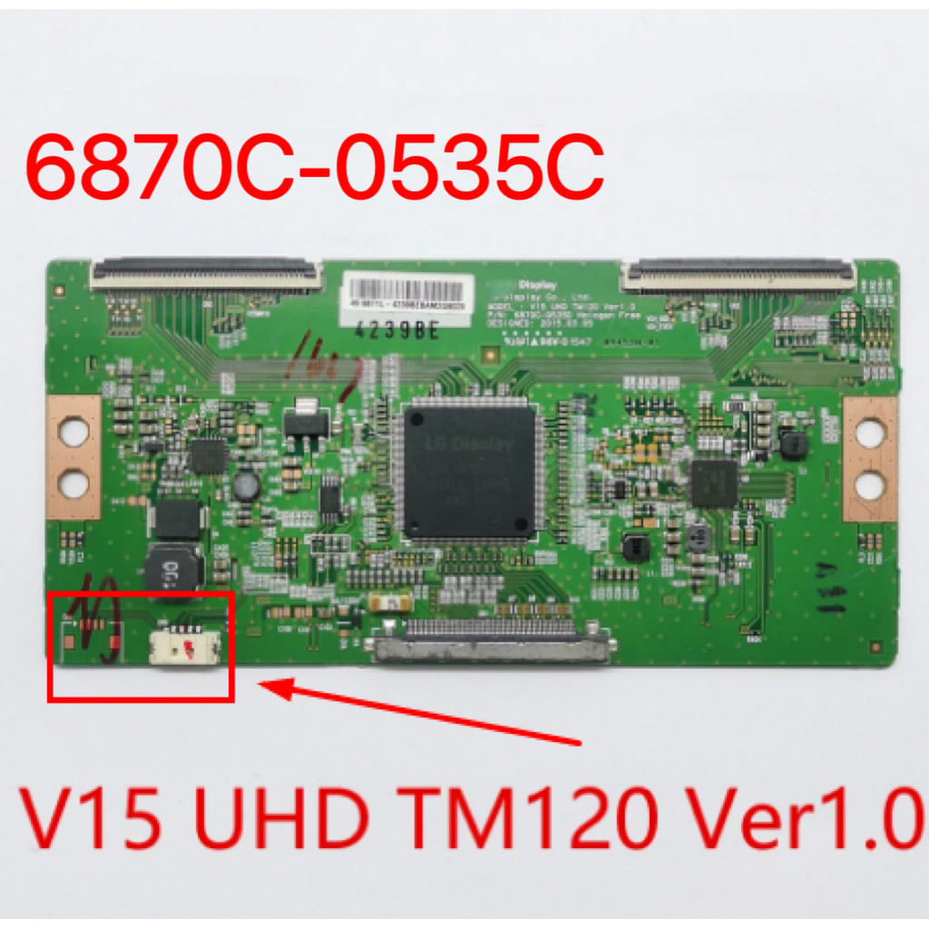 Original 6870C-0535C V15 UHD TM120 1.0 TCON board 6870C-0535C