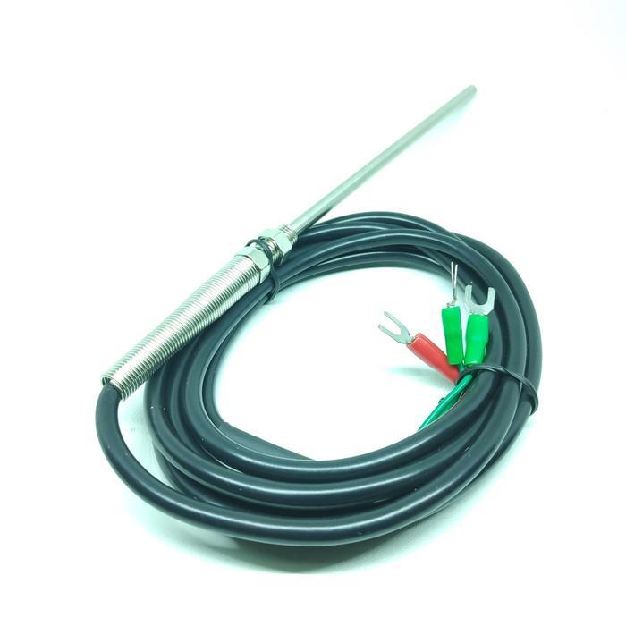 Kabel Thermocouple Model Panjang PT100 RTD 150mm M8 Cable 2M
