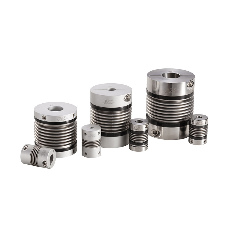 Flexible coupling 5mm shaft diameter high torque generator metal bellows servo motor spring