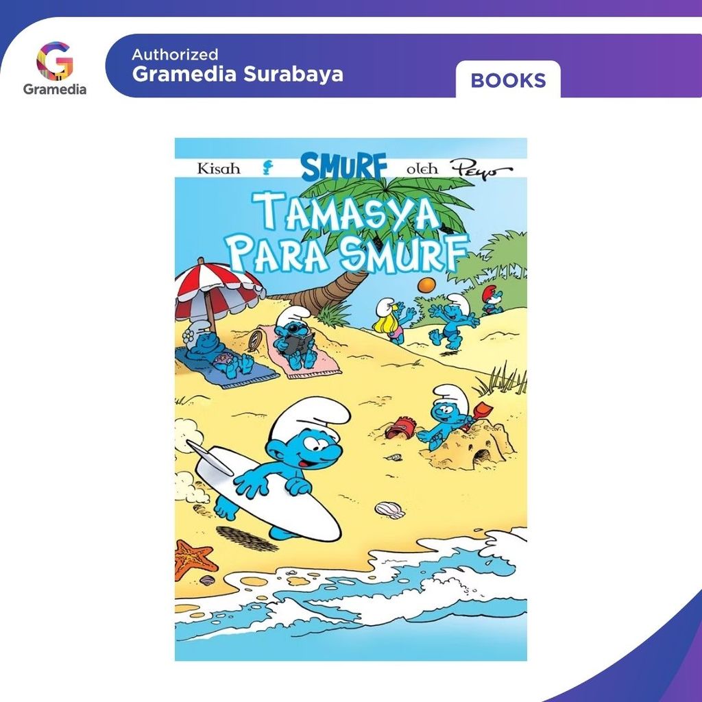 Gramedia Surabaya - Smurf - Tamasya Para Smurf
