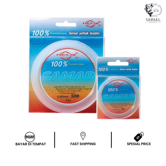 Senar Pancing Leader Relix Samar Fluorocarbon